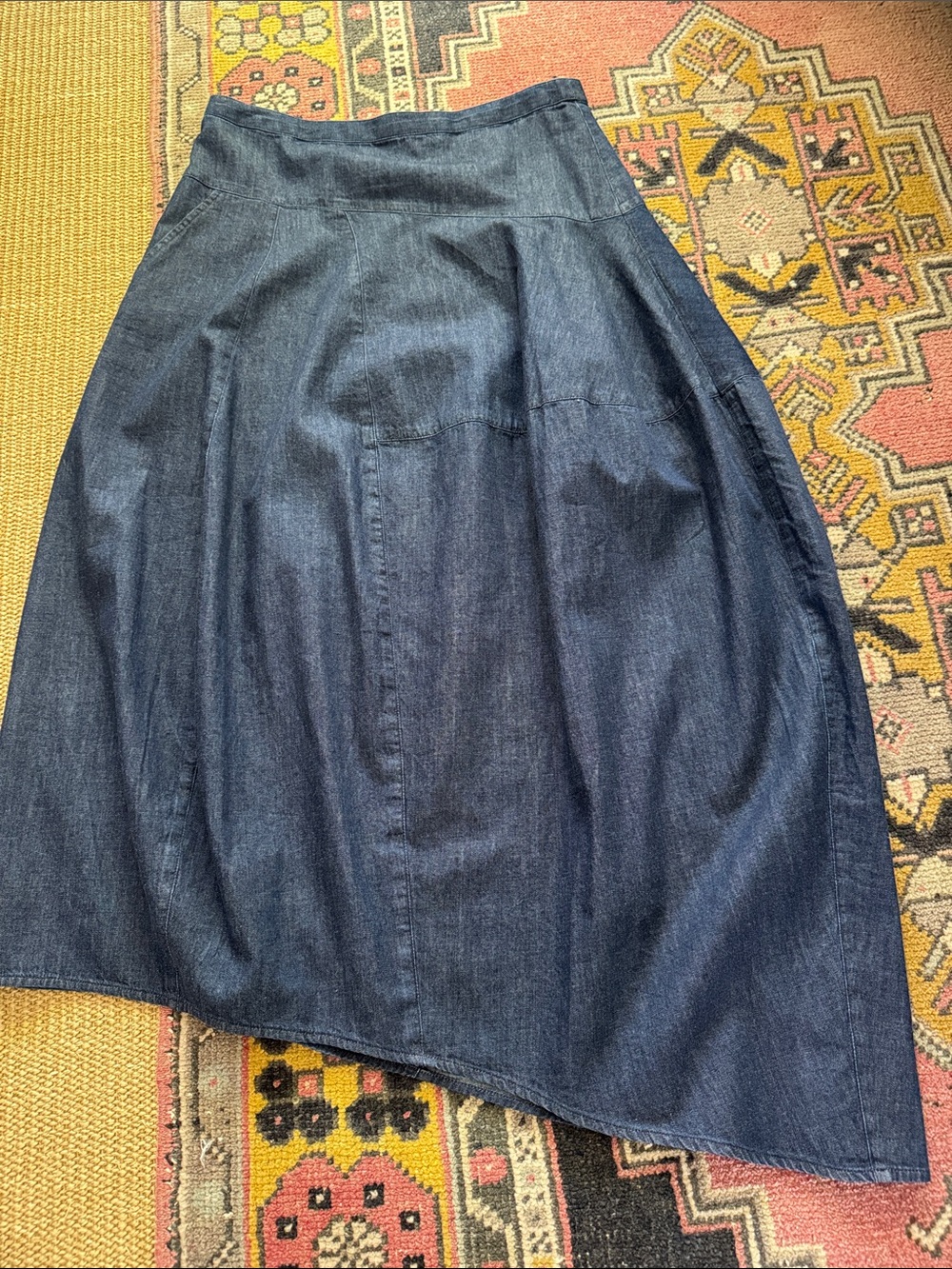 Tibi Denim Asymmetrical Skirt - Picture 4 of 8